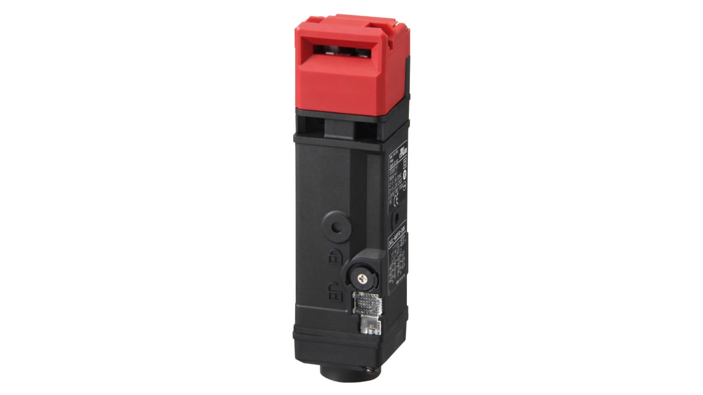 Interruttore di interblocco a solenoide Omron D4SL-N2NFG-DN per porte di sicurezza, con bloccaggio a solenoide e connessione G1/2.