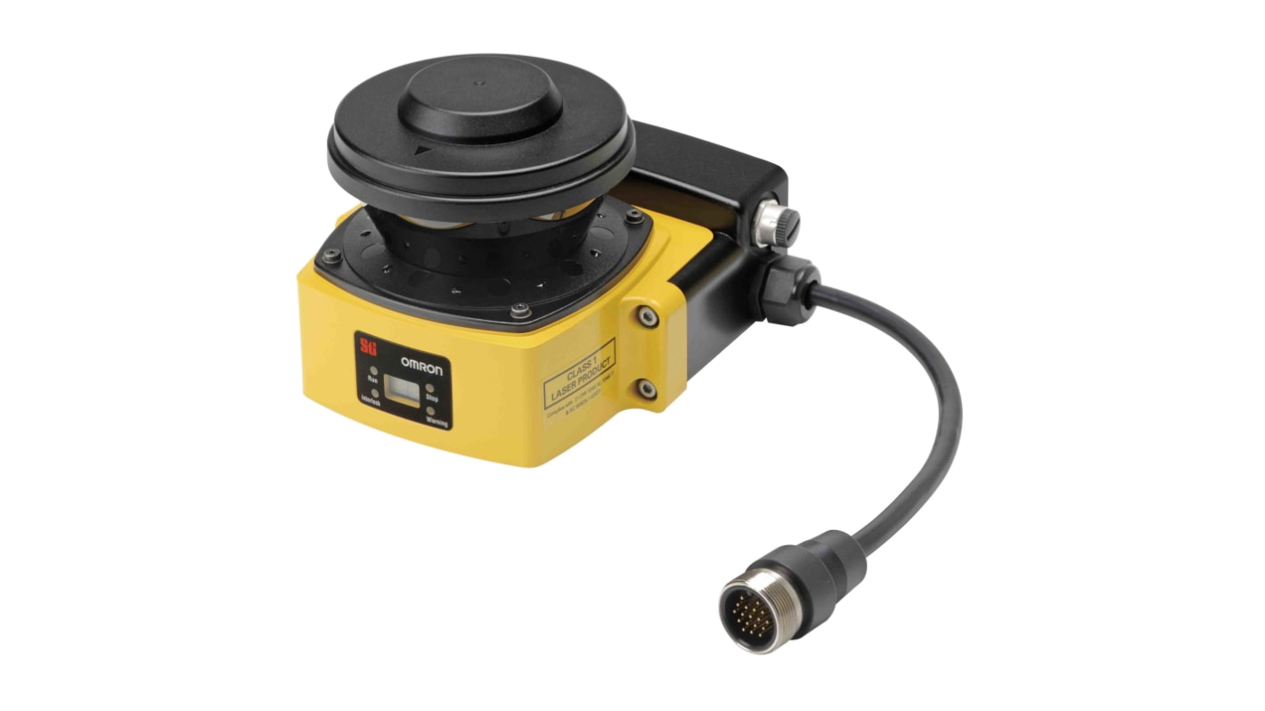 Barriera fotoelettrica Omron OS32C-SP1-DM, raggio di sicurezza 3 m, 8 indicatori LED, conforme IEC61496.