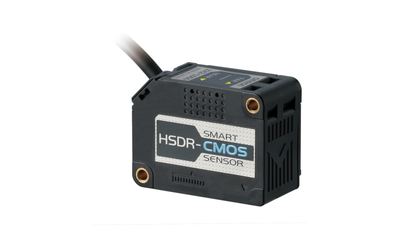 Sensore fotoelettrico rettangolare Omron ZX2-LD100 0.5M, rilevamento a 100 mm, cavo di 0,5 m, tecnologia CMOS.