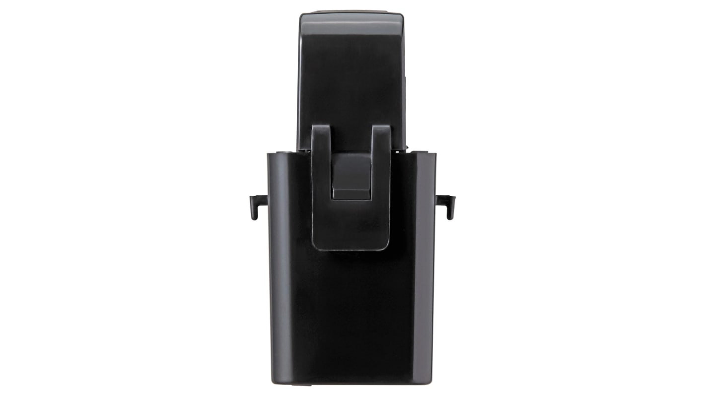 Trasformatore di corrente Omron KM-NCT-E100A, ingresso 100A, uscita 1A, dimensioni 74.5mm x 34mm, efficienza 91%.