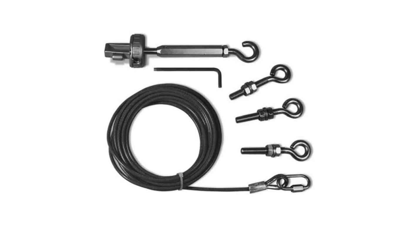 Kit funi Omron 44506-2720 RK20 per interruttore di arresto di sicurezza, lunghezza 20 m, in acciaio inox.