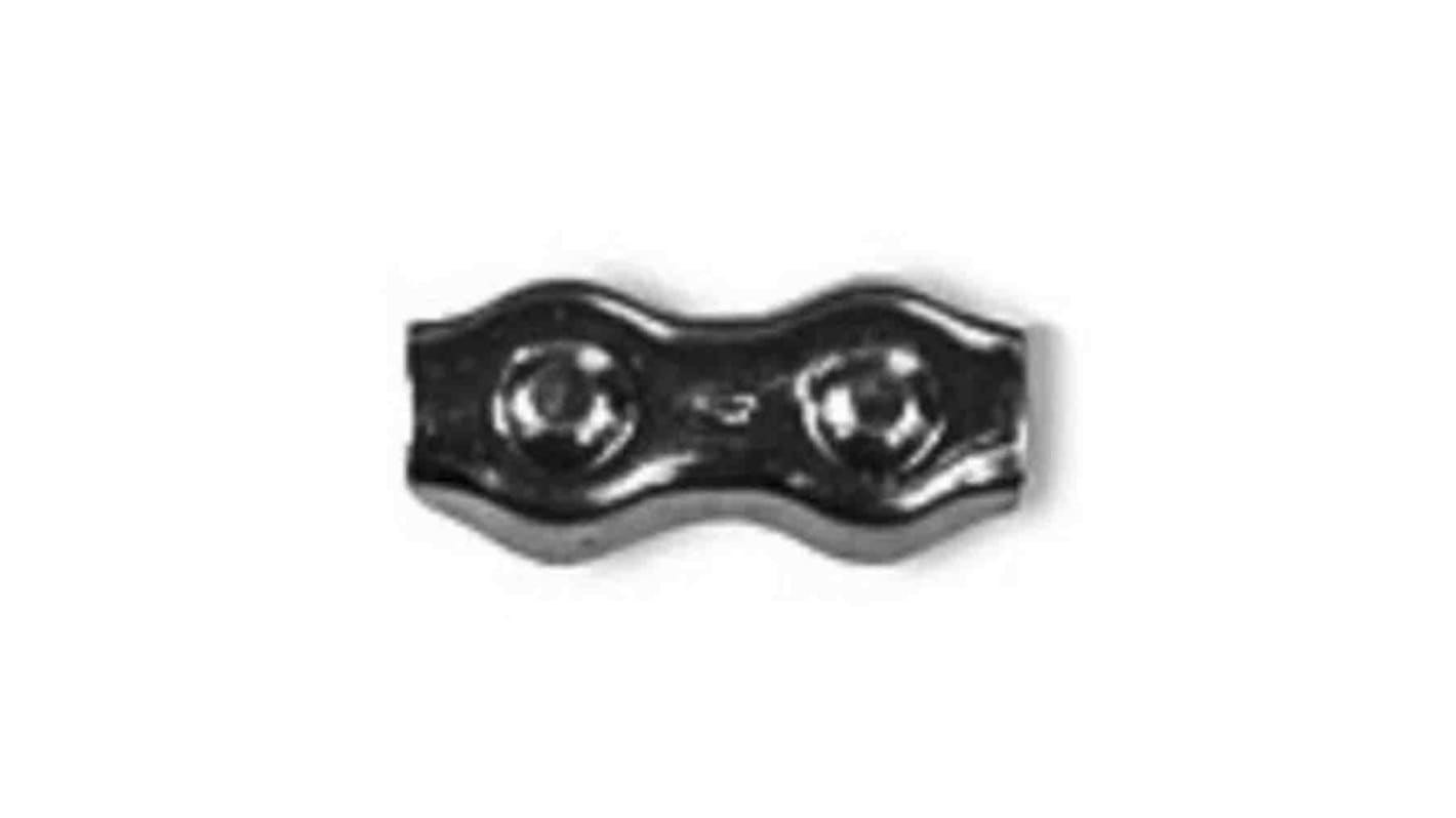 Clip a doppio anello Omron 44506-4720 SM06-DL20 in acciaio inox, confezione da 4, per interruttore di arresto di sicurezza.