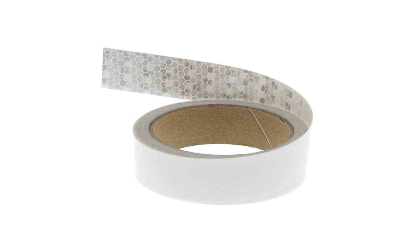 Riflettore a nastro Omron E39-RS25 5M, progettato per sensori fotoelettrici, resistente al calore e detergenti.