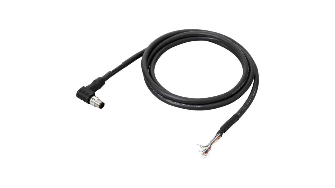 Cavo I/O Omron FHV-VDLB 2M, lunghezza 2 metri, resistente alle piegature, serie FHV7.