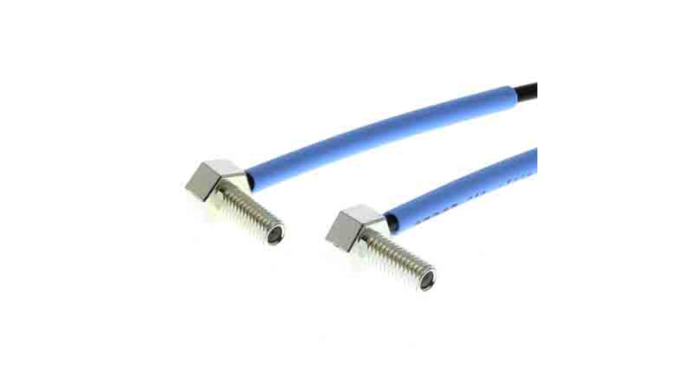 Omron E32-LT11N 2M, sensore a fascio passante per fibre ottiche, forma esagonale, cavo di 2 m, grado di protezione IP50.