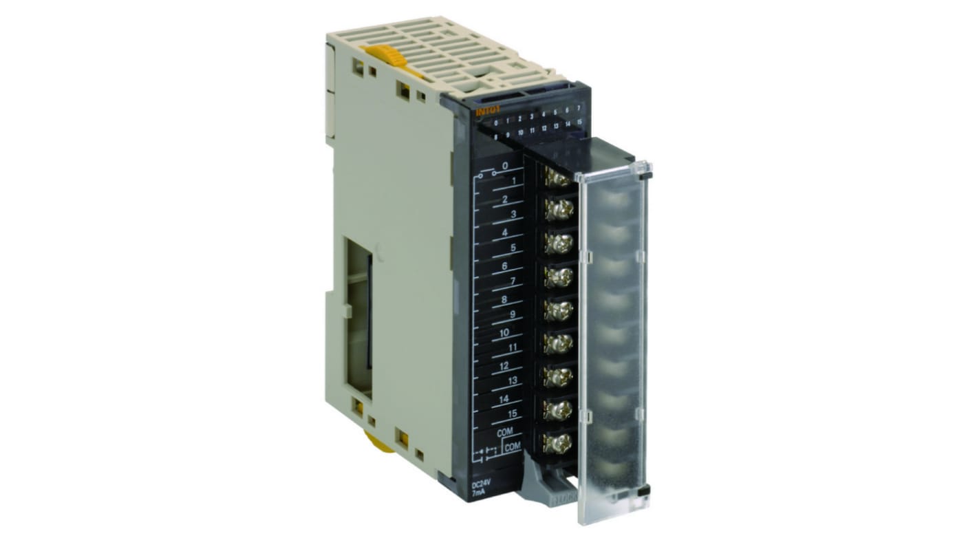 Omron CJ1W-INT01, unità di ingresso digitale 16 punti per 24 V c.c., connessione a terminale a vite, compatibile con sistemi CJ1W.