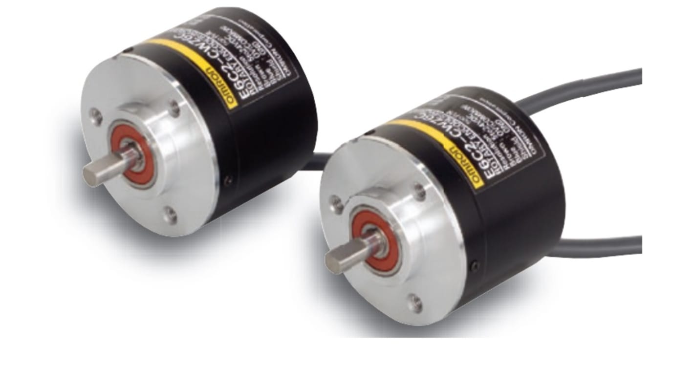 Encoder incrementale NPN Omron E6C2-CWZ6C 1000P/R 2M, 1000 impulsi/giro, IP64, 12-24 V c.c., rotazione max 6000 giri/min.