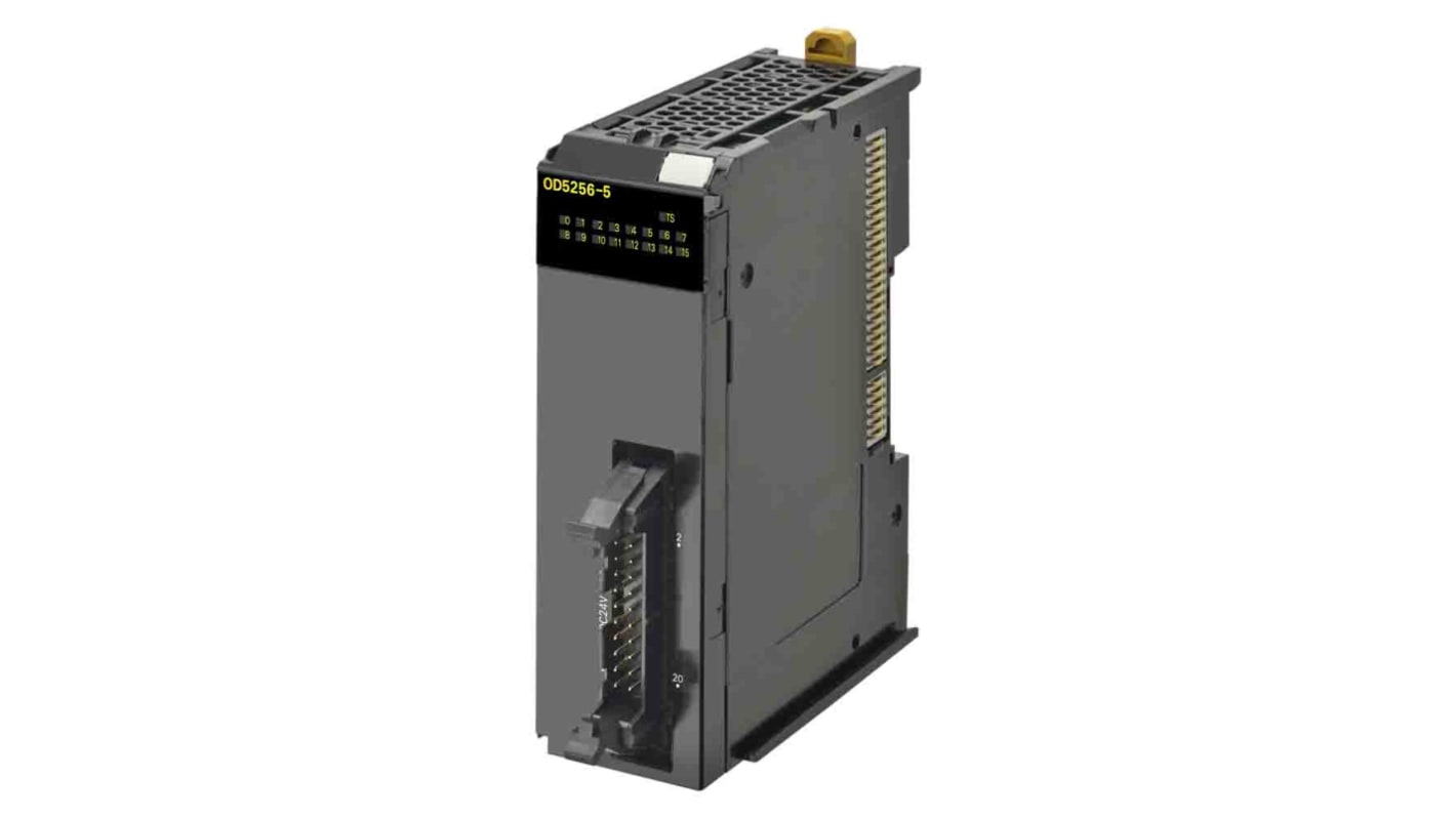Unità I/O Omron NX-OD5256-5: Uscita digitale 24V c.c. con connettore MIL per installazione rapida. Compatto e facile da mantenere.