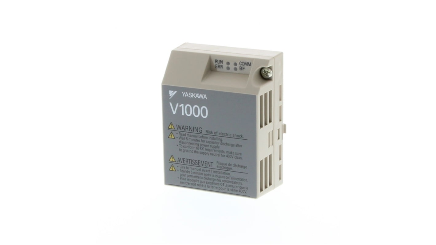 Modulo di interfaccia Omron SI-P3/V per automazione, scheda PROFIBUS-DP per inverter V1000, monitoraggio e configurazione.