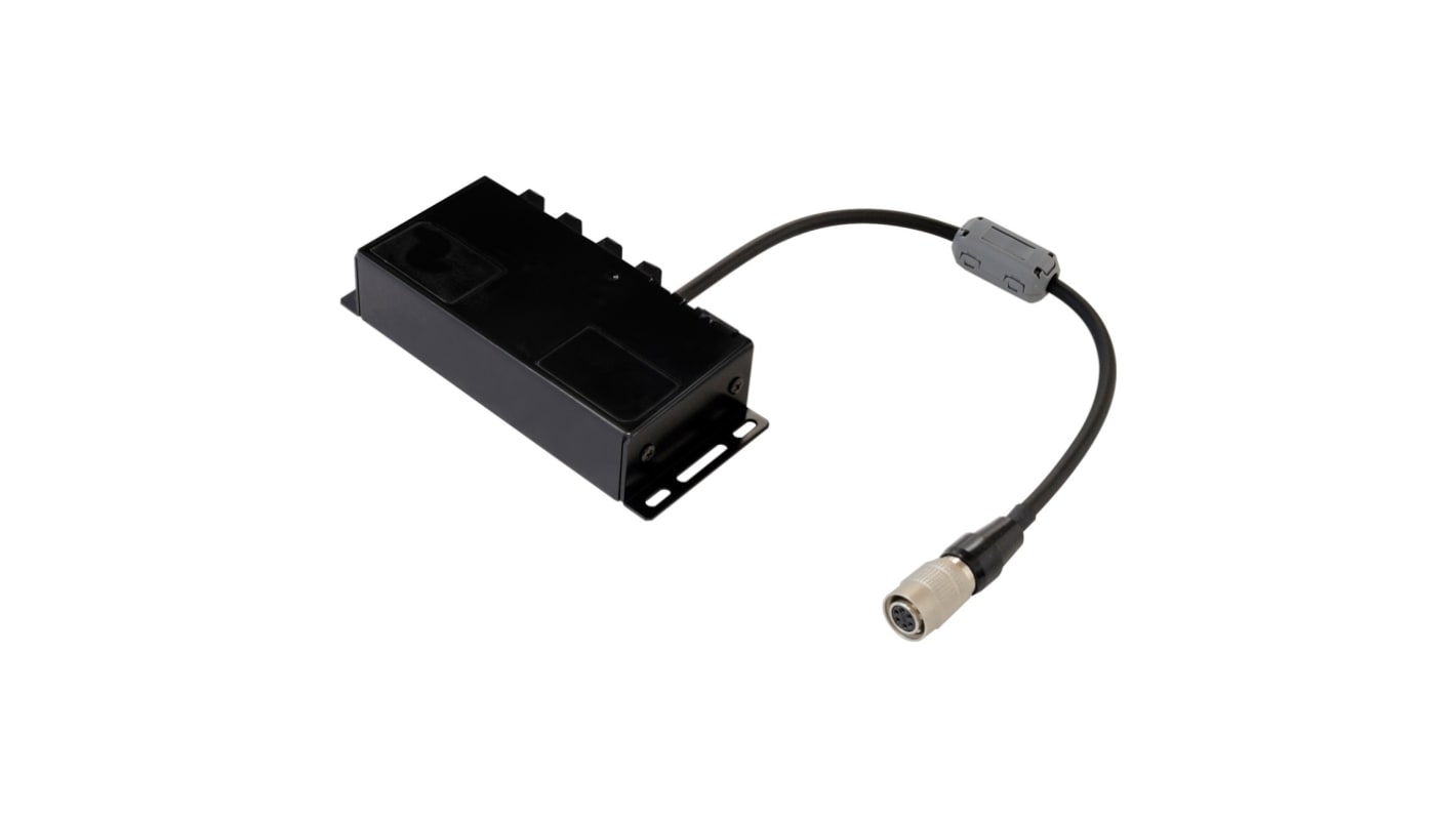 Controller di illuminazione Omron FLV-TCC1, montaggio su telecamera standard, operante da 0 a 50 gradi Celsius.