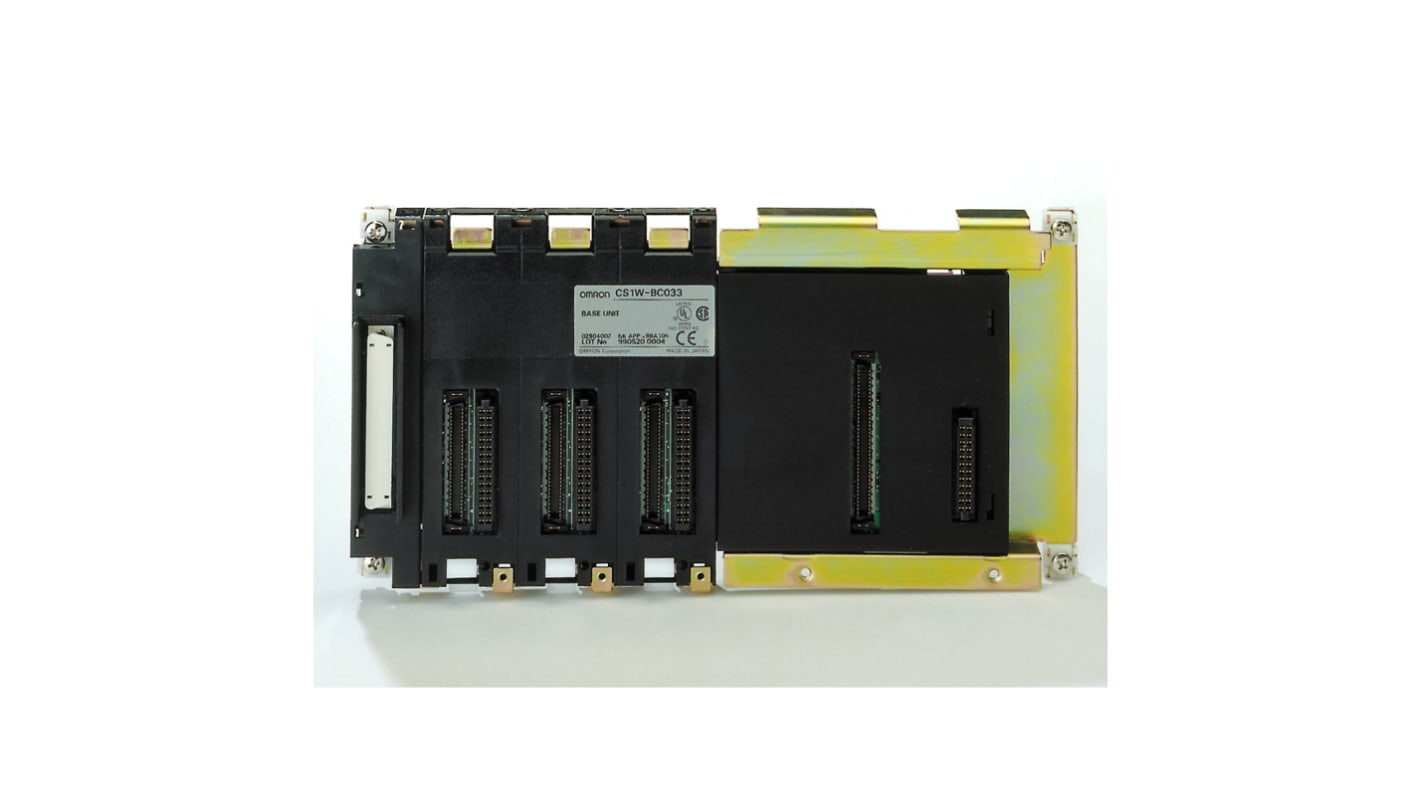 Modulo di espansione PLC Omron CS1W-BC033, compatibile con serie CS, supporta fino a 80 unità I/O e 7 rack.