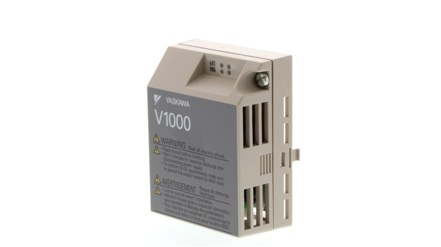 Omron SI-N3/V, scheda di comunicazione per inverter V1000, per monitoraggio e controllo parametri di uscita.