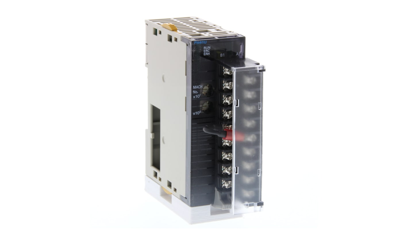 Omron CJ1W-PH41U, unità I/O per Serie CJ, con quattro ingressi analogici isolati per termocoppie e segnali c.c.