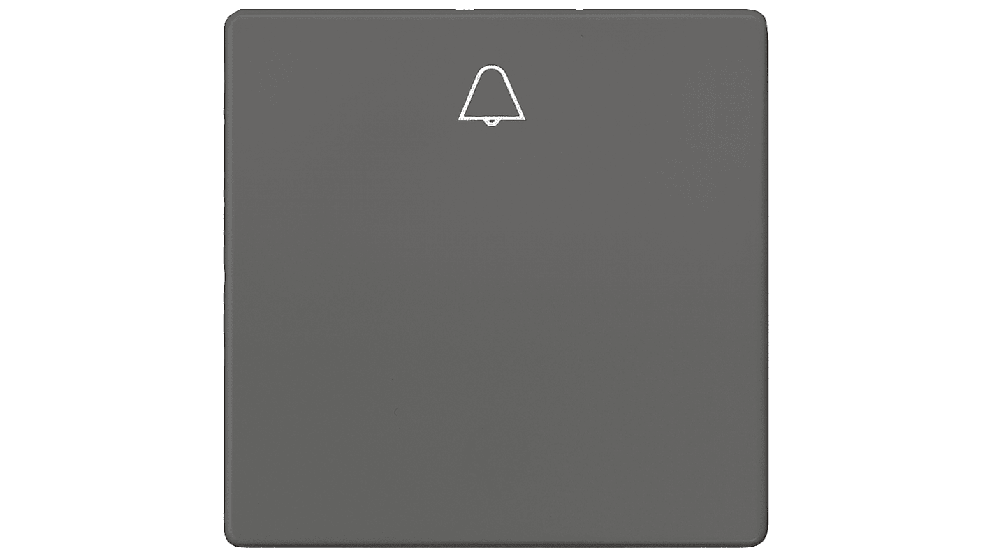 Interruttore a bilanciere Siemens 5TG6227, colore grigio, forma rettangolare, dimensioni 55mm x 55mm, classe di protezione IP20.