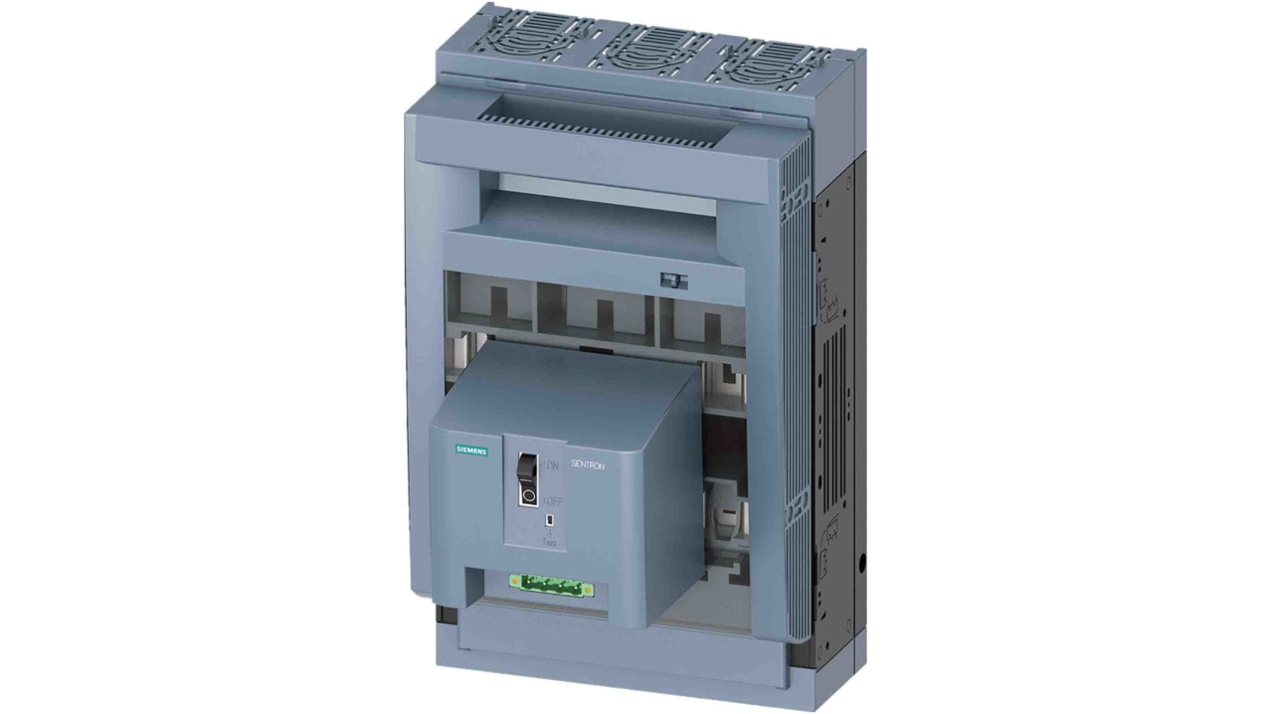 Sezionatore portafusibili Siemens 3NP1143-1DA11, 3 poli, 250A, tensione 1000V, temperatura -25/+55°C, protezione contatti integrata.