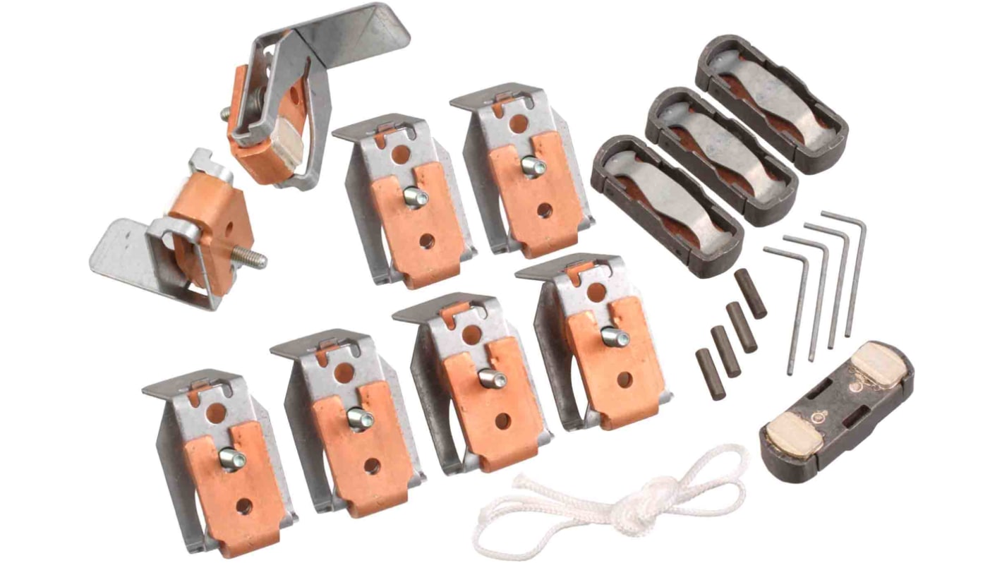 Set di contatti principali Schneider Electric LA5F630804, 4 poli, compatibile con CR1F630 e LC1F630, peso 8,15 Kg.