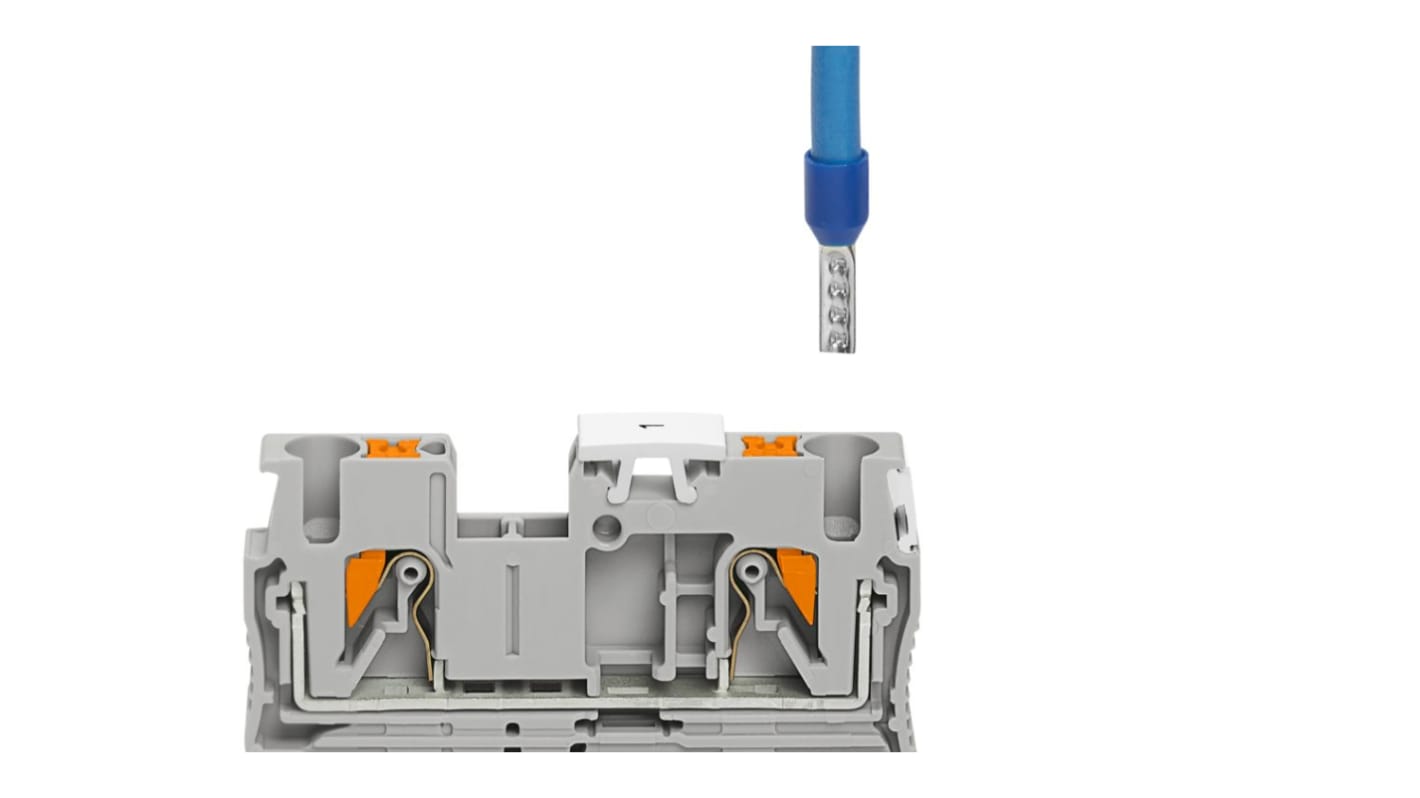 Morsettiera passante Phoenix Contact 3211929: 1000V, 41A, innesto, 3 connessioni, 0.5mm²-10mm², 24-10AWG, -60°C-85°C. Ideale per applicazioni industriali.