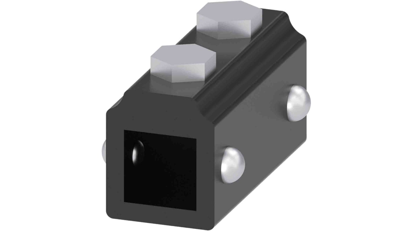 Adattatore Siemens 8UD1900-2DA00 per meccanismo rotativo porta 3VA, compatibile con la serie Sentron, dimensioni 8x8 mm.