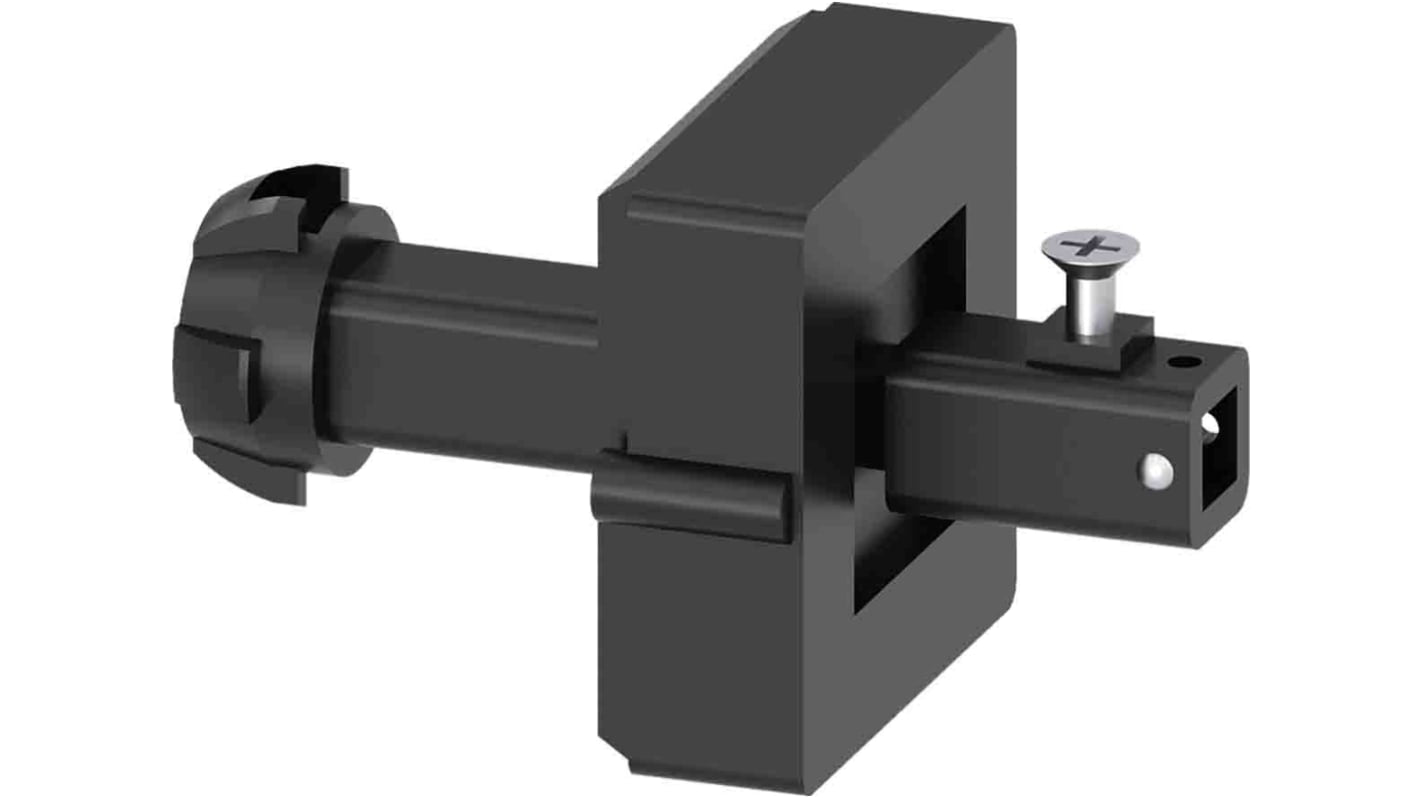 Adattatore Siemens 8UD1900-2GA00 per meccanismo rotante 3VA, compatibile con alberi 8x8 mm, garantisce accoppiamento preciso.
