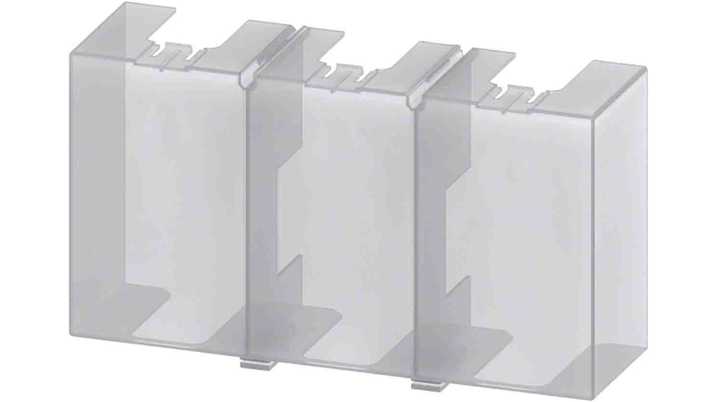 Coperchio Siemens 3RW5983-0TC20 per terminale 3RW55/52 misura 2 e 3, temperatura di stoccaggio -40 a 80 °C.