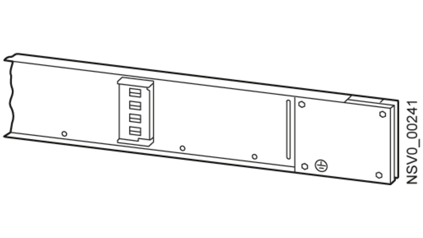 Barra di distribuzione Siemens 400V BD01, amperaggio 160A, in rame grigio chiaro, per sistema trunking. Codice BVP:090164.