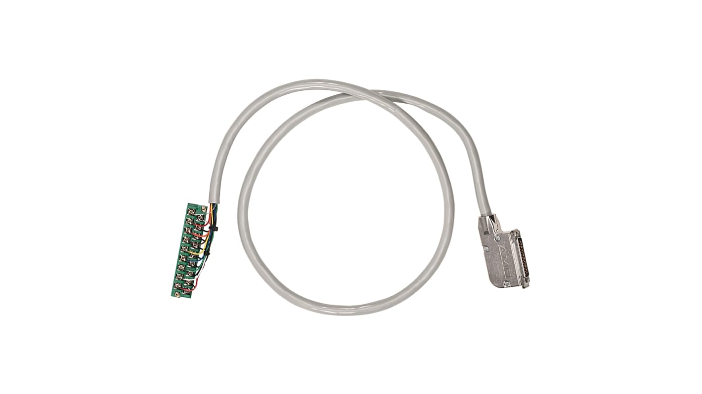 Cavo PLC Rockwell Automation 1492-ACABLE010A, D-Shell 15 pin, lunghezza 1 metro, per moduli I/O analogici Bulletin 1746.