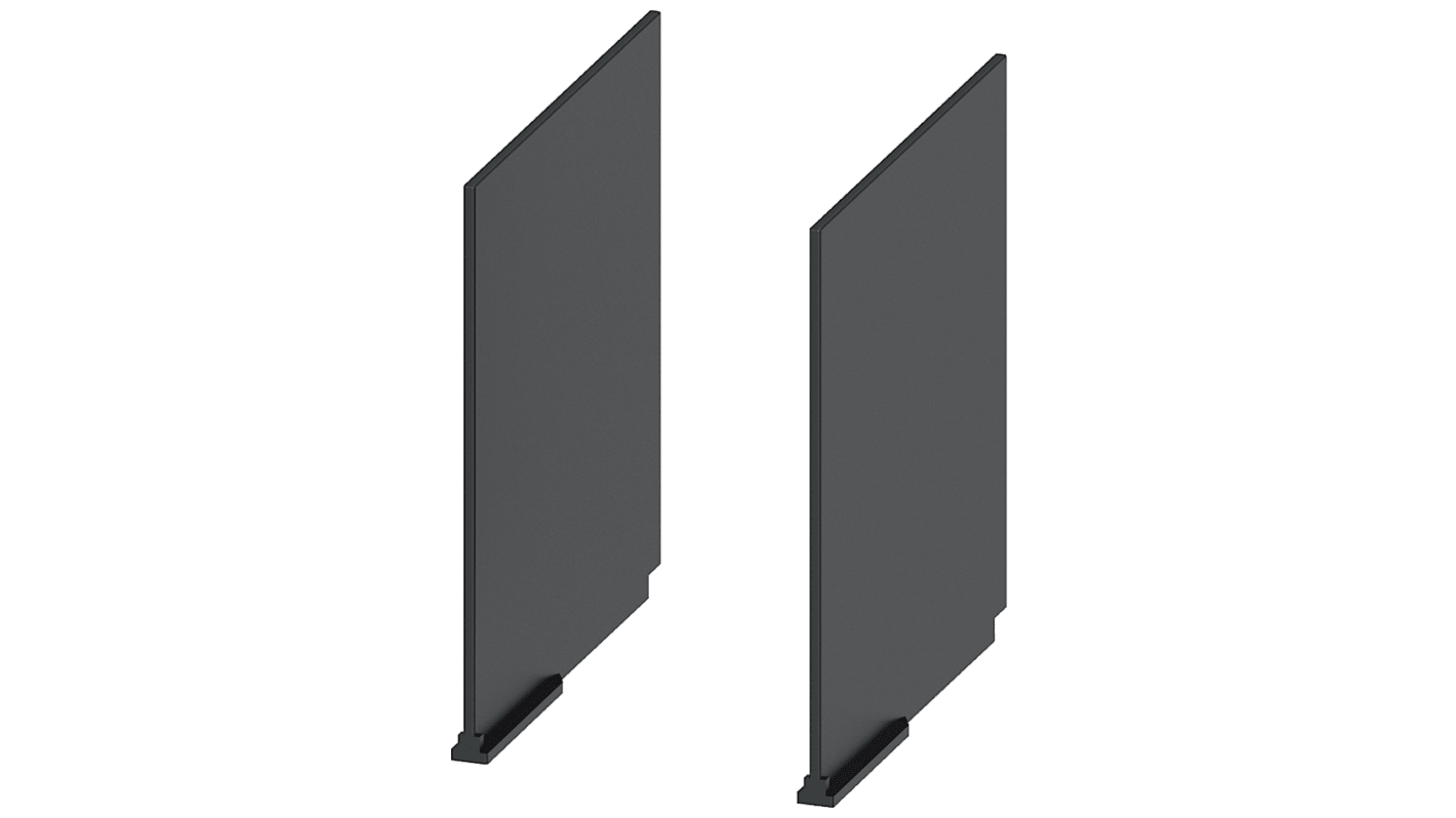 Accoppiatore Siemens 3VA9602-0WA00 per 3VA15/25, unità a innesto, dimensioni 2,5 mm x 104 mm, colore nero/grigio.