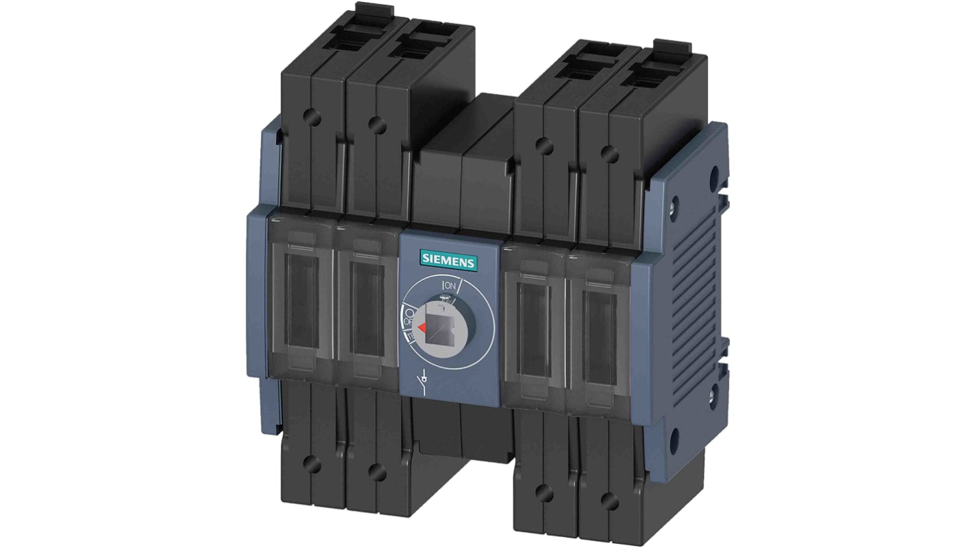 Sezionatore interruttore Siemens SENTRON 3KD, 4 poli, 16 A, montaggio su guida DIN, classe di protezione IP20.