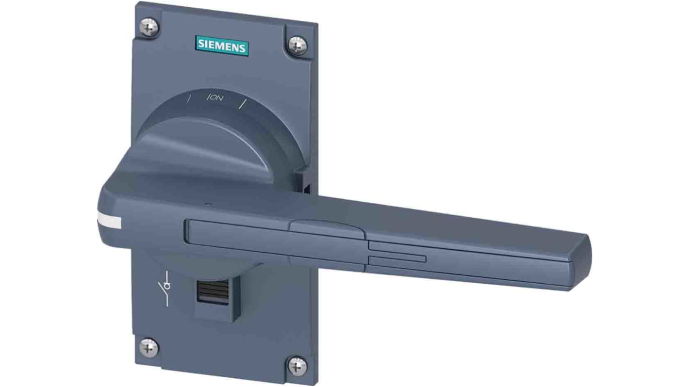 Selettore lucchettabile Siemens 3KD9501-1, grigio, lunghezza 180mm, grado di protezione IP30, per dispositivi di commutazione.