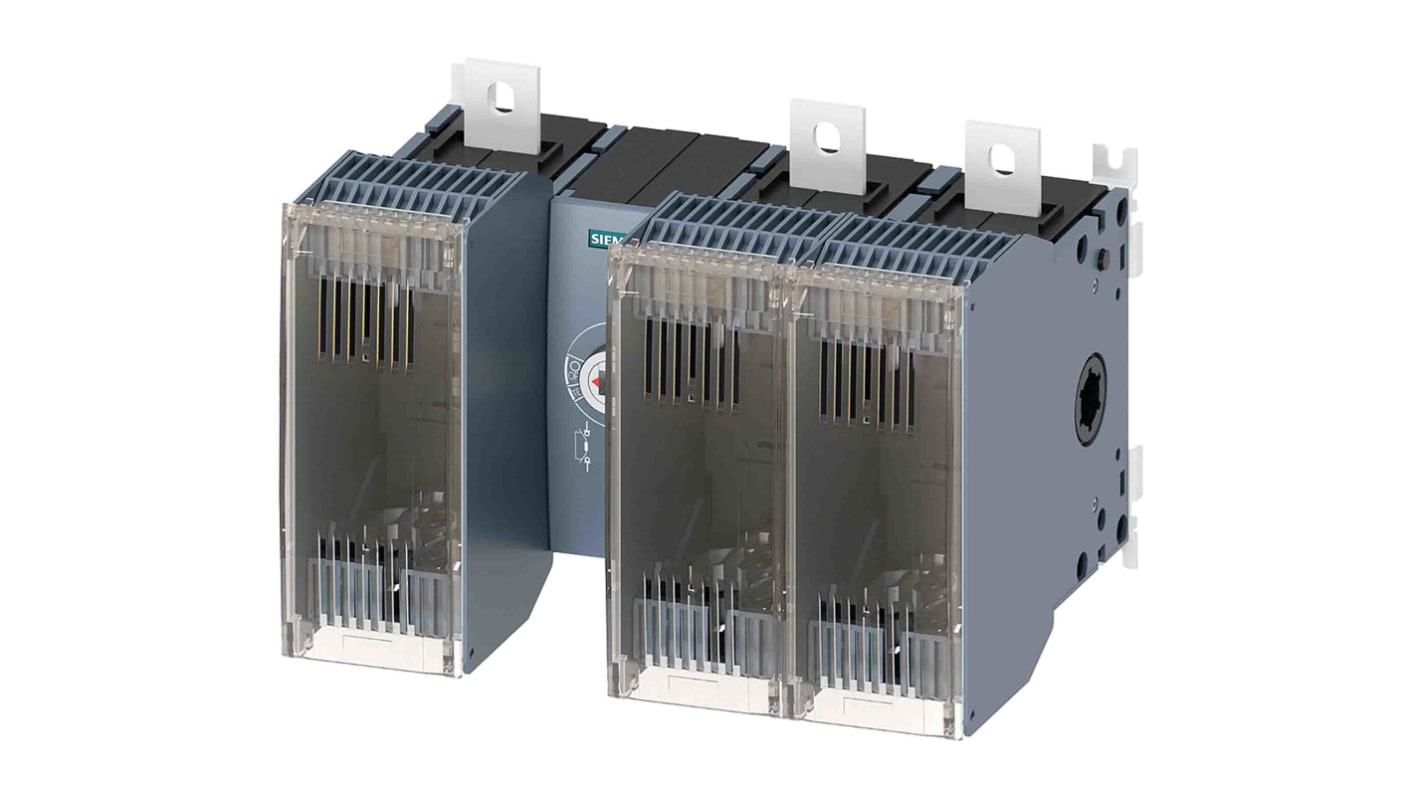 Sezionatore portafusibili Siemens 3KF4340-0MF11, 400 A, 3 poli, montaggio superficiale, classe di protezione IP20.
