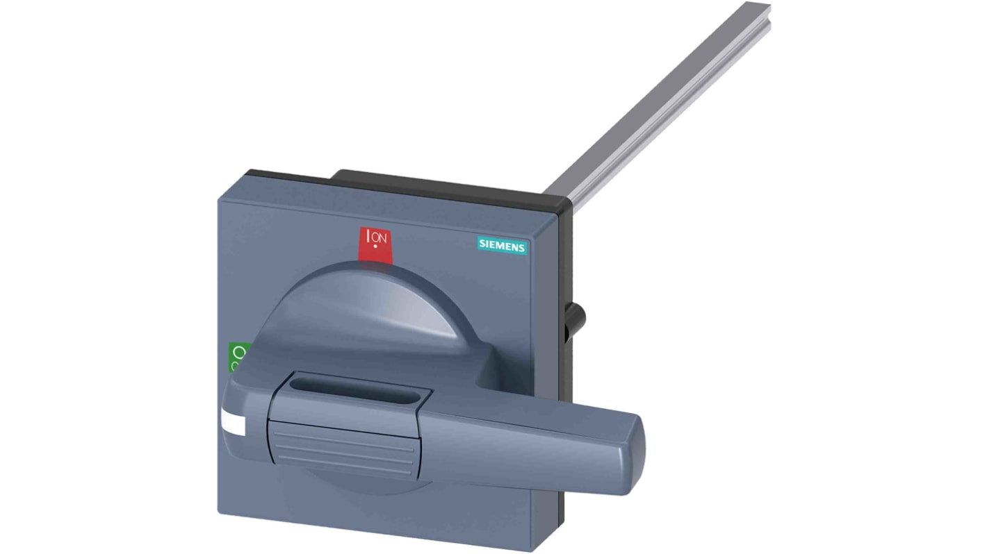 Kit meccanismo Siemens 8UD1141-2AF21 per maniglie, colore grigio, dimensioni 144x98x450 mm, grado di protezione IP65.