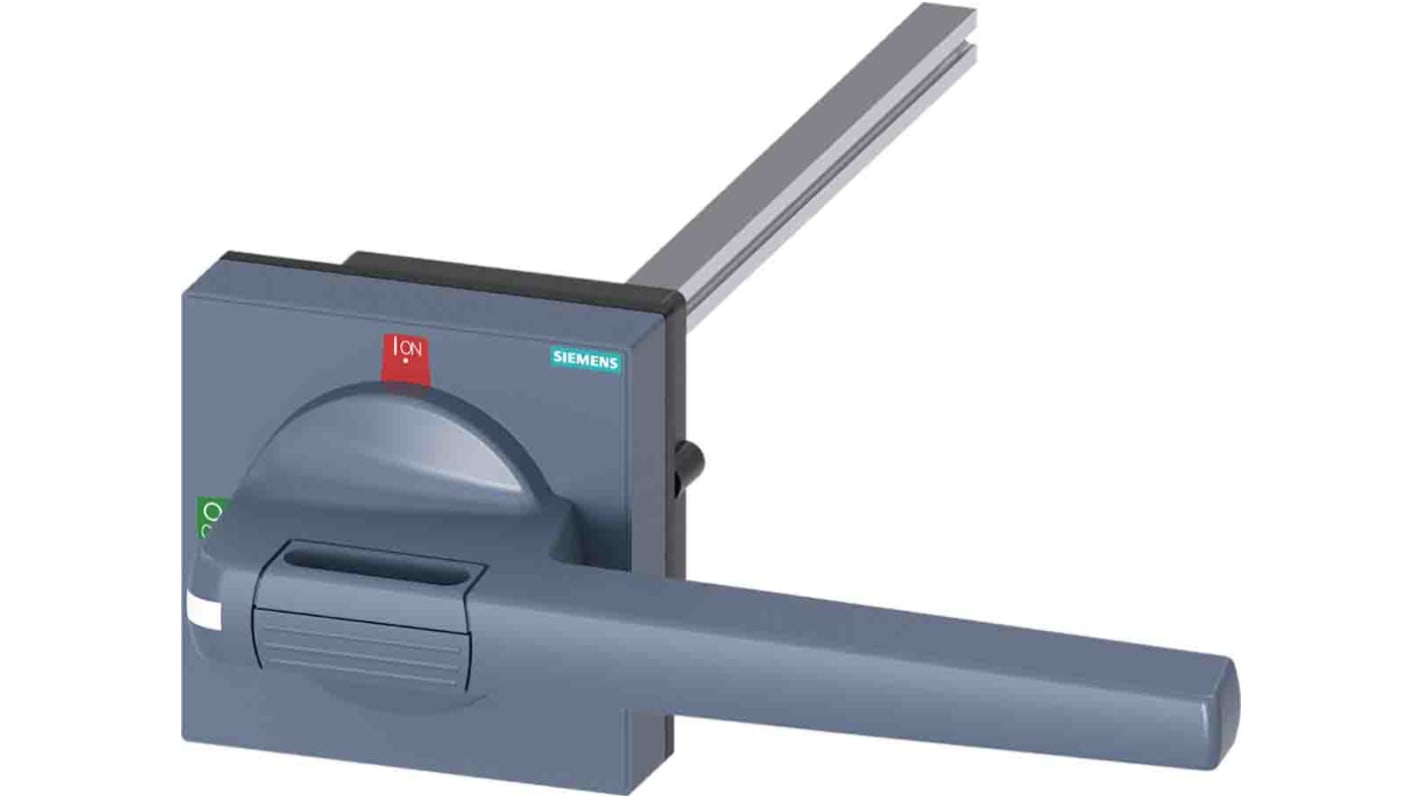 Kit meccanismo Siemens 8UD1161-4AF21 per maniglie, colore grigio, dimensioni 144 mm x 98 mm x 450 mm, grado di protezione IP65.