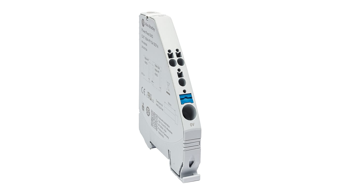 Interruttore elettronico di circuito Rockwell Automation 1694-PF1G4, 40A, 24V, con monitoraggio di corrente e tensione.