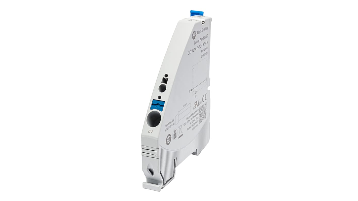 Interruttore elettronico di circuito Rockwell Automation 1694-PF3G4, 40A, 24V, con elemento fail-safe integrato.