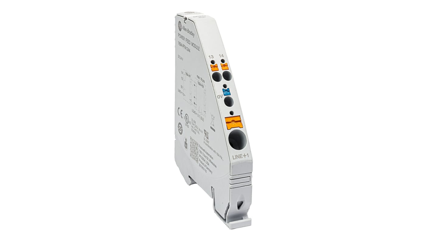 Interruttore elettronico di circuito Rockwell Automation 1694-PFA1244, 40A, 24V, con monitoraggio di corrente e tensione.