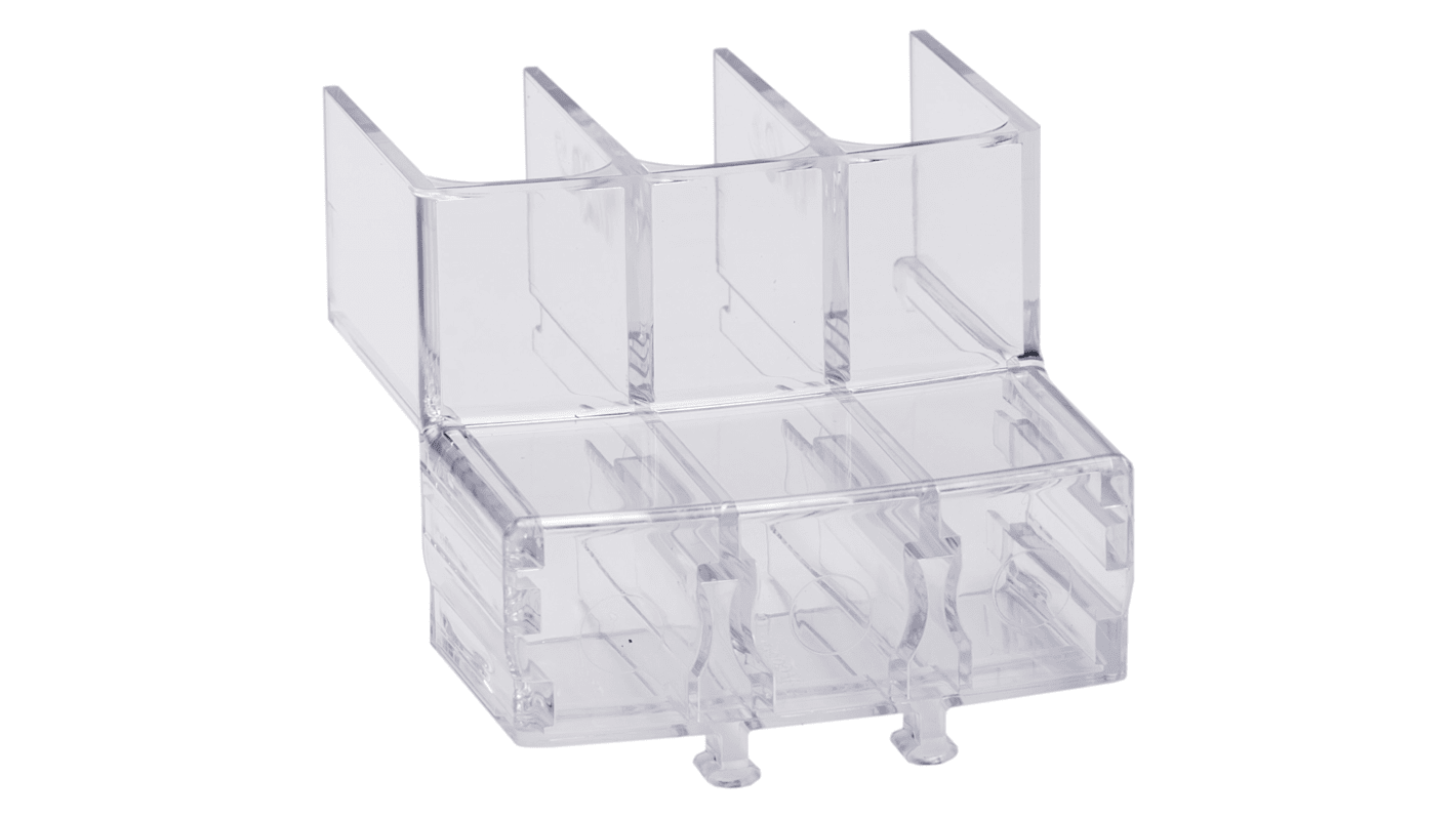 Coperchio di protezione Schneider Electric LAD96570 per connettore TeSys D, grado di protezione IP20, compatibile con contattori LC1D40A6-D80A6.