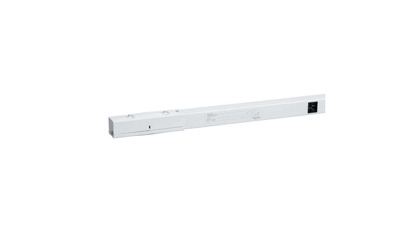 Schneider Electric KBB25ED42305W - Accessorio per canaline e barre di distribuzione Canalis, Green Premium, senza mercurio, protezione da polvere e acqua. Serie KBB, 3100 x 60 x 51mm.