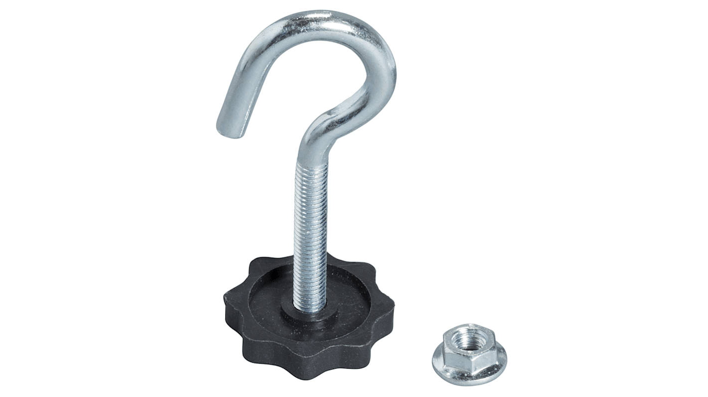 Gancio per canalina da banco Schneider Electric KBB40ZFC5, Green Premium, resistente a polvere e acqua. Ideale per organizzare cavi in modo sicuro.