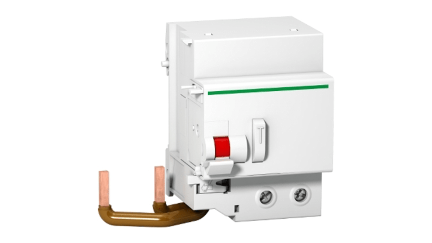 Schneider Electric RCD Vigi C120, dispositivo di corrente residua 125A, 30mA, montaggio su guida DIN, conforme a EN 61009.