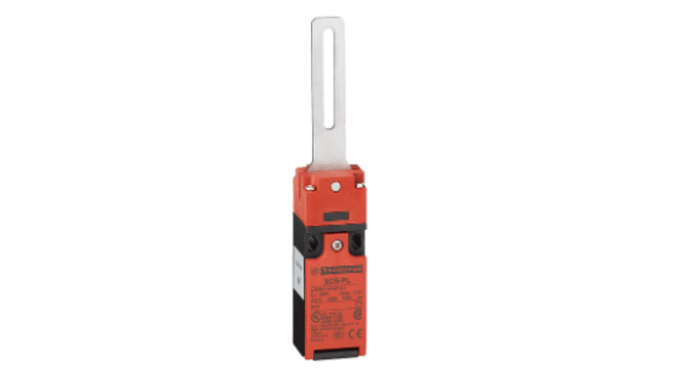 Interruttore di interblocco di sicurezza Telemecanique Sensors XCSPL751, 2NC, grado di protezione IP67, conforme a EN/ISO 14119.