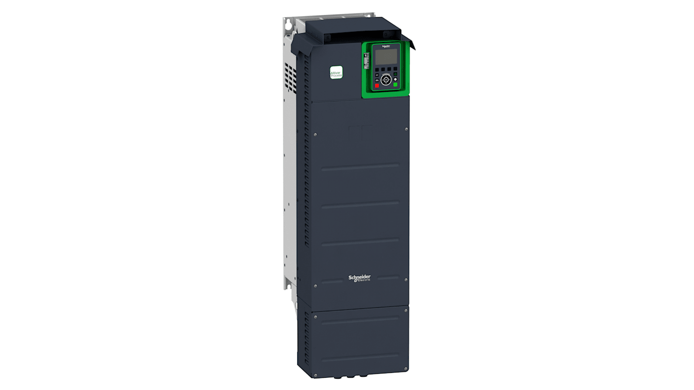Avviatore a velocità variabile Schneider Electric ATV930D55N4C, potenza 55 kW, 480 V, 3 fasi, IP54, comunicazione Modbus.