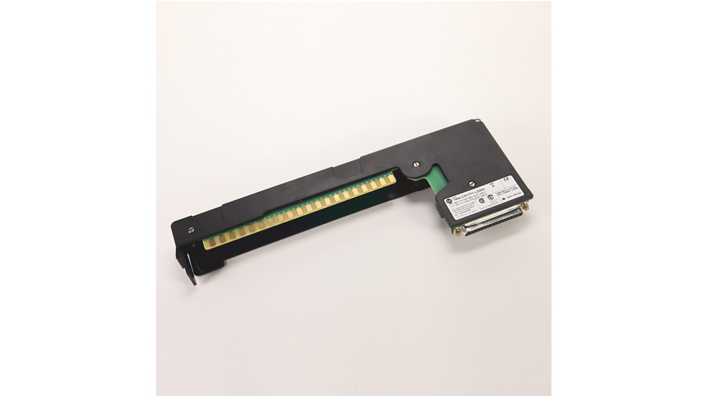 Convertitore Rockwell Automation 1492-CM1771-LD003 per moduli 1771 a 1756, temperatura operativa 0-60°C, grado di protezione IP20.