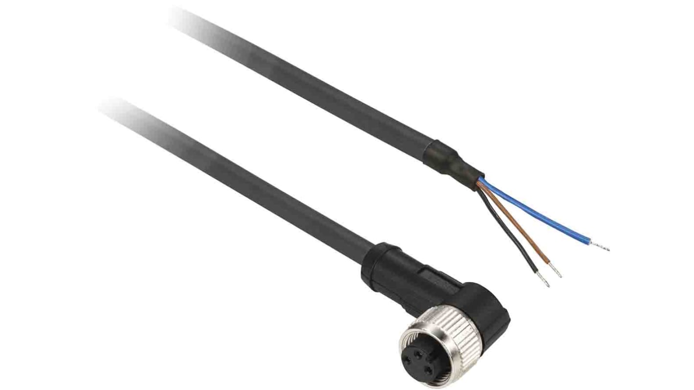 Cavo sensore/attuatore Telemecanique XZCP0766L5 M8 Femmina, L. 5m IP69K/IP65/IP67. Connettore precablato XZ, isolamento PUR. Ideale per cablaggio Schneider Electric.