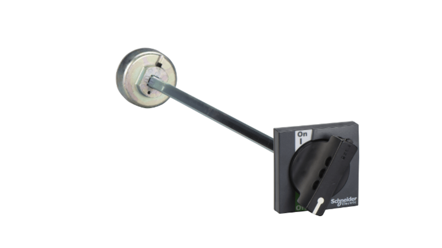 Manopola rotante nera Schneider Electric LV431050 per sezionatori INS/INV 250, controllo anteriore, IP55