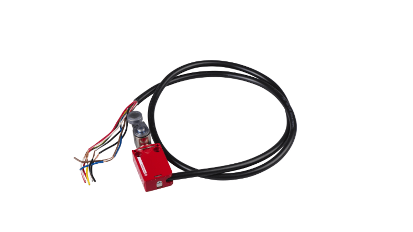 Interruttore di fine corsa a leva a rullo Telemecanique Sensors, corpo metallico, 2 contatti NC e 2 contatti NO, grado di protezione IP66/IP67/IP68.
