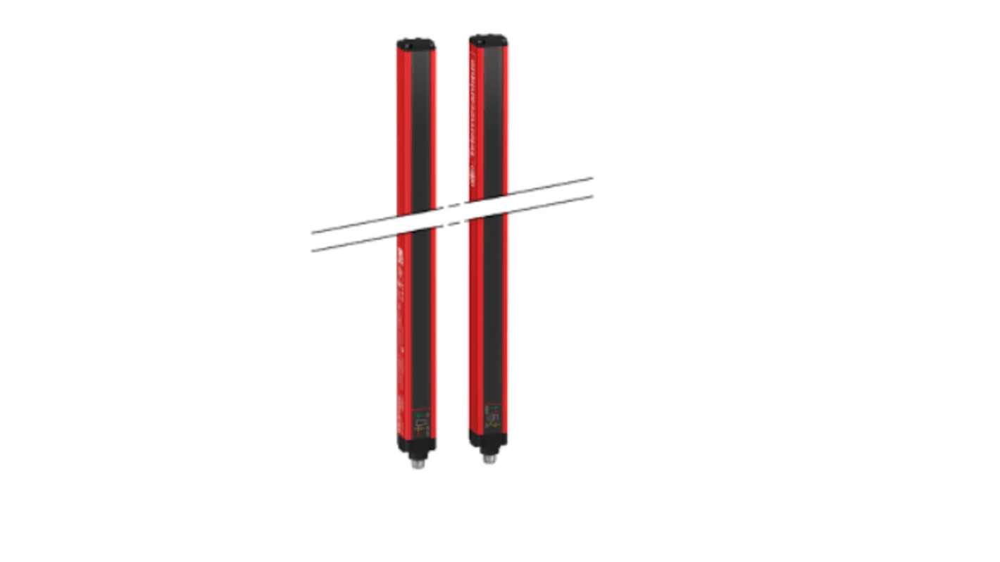 Barriera fotoelettrica Telemecanique Sensors XUSL4E14F136N, tipo 4, 61 fasci, altezza protetta 1360mm, contenitore in alluminio.