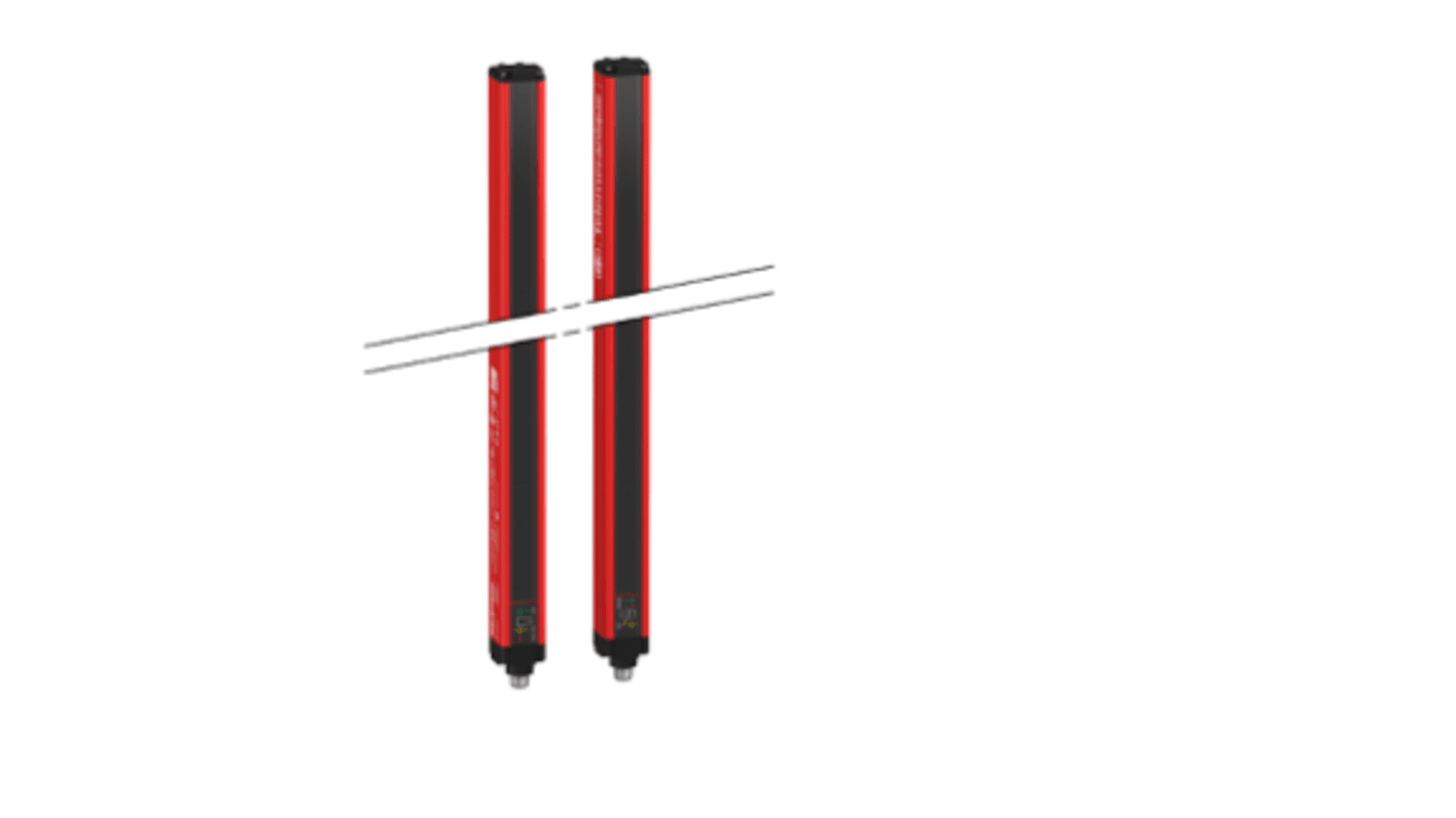 Barriera fotoelettrica Telemecanique Sensors XUSL4E30H121L, tipo 4, 61 fasci, risoluzione 30mm, altezza protetta 1360mm.