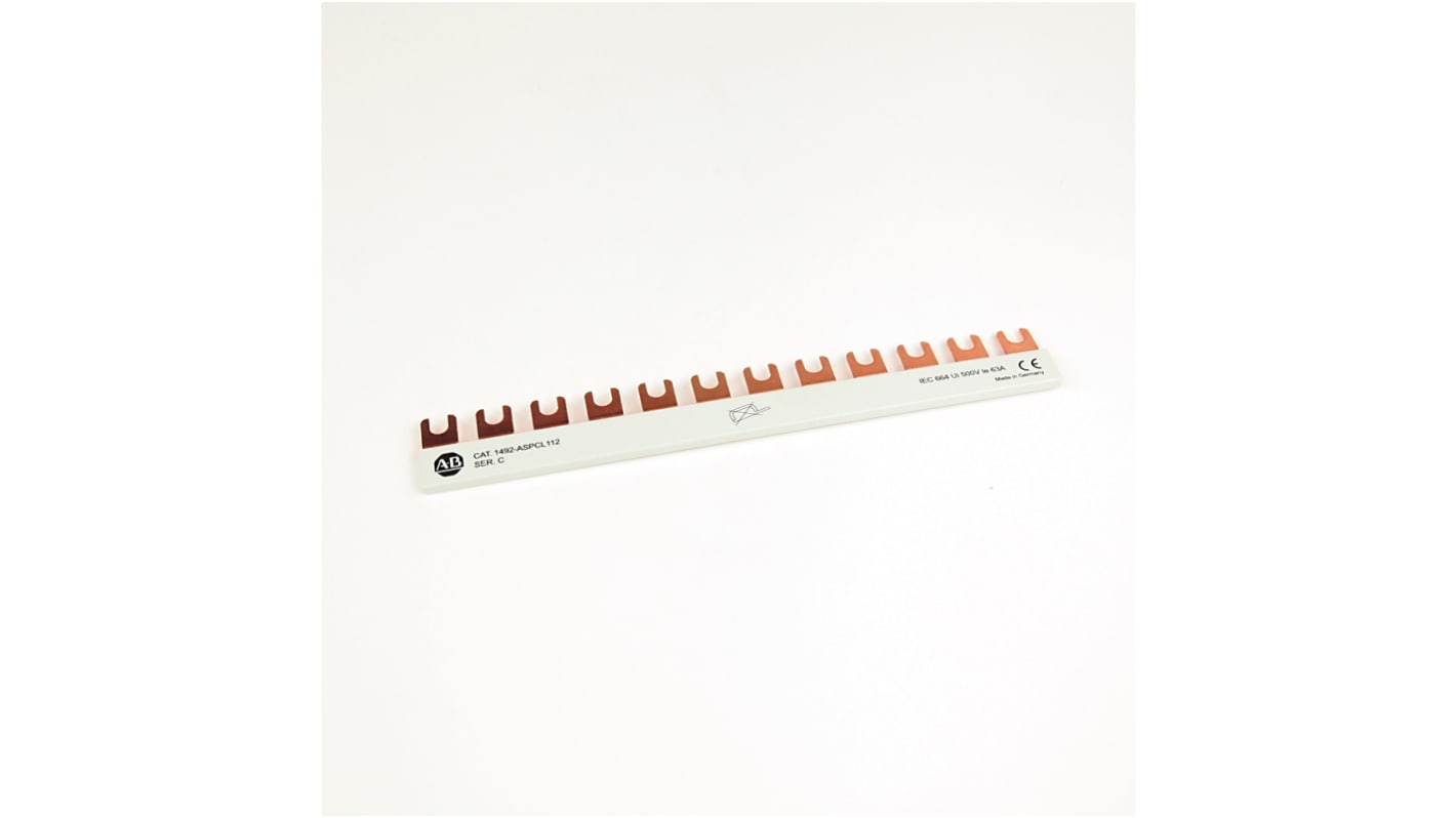 Coperchio di protezione Allen Bradley 1492-ASPCLPS per terminazione a forcella non utilizzata, garantisce sicurezza nelle connessioni.