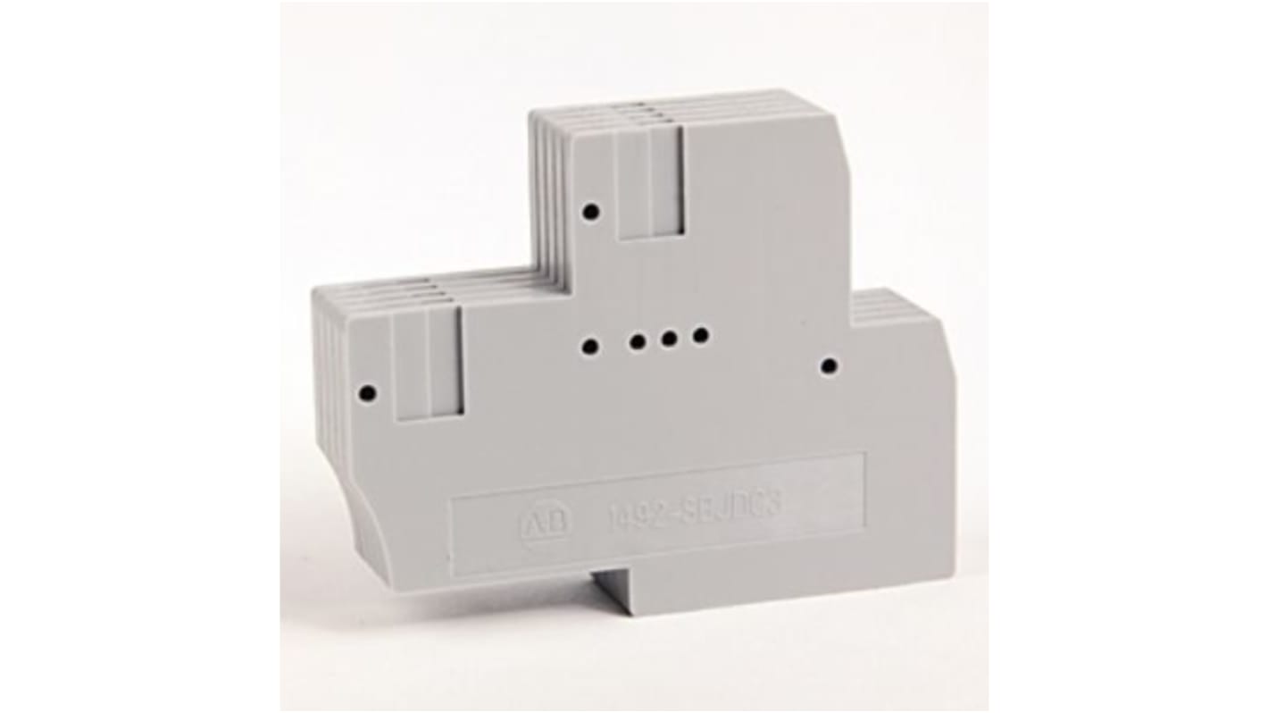 Kit barriera terminale Allen Bradley 1492-BKJDC3, composto da 10 barriere di avviamento e 10 terminali per applicazioni industriali.