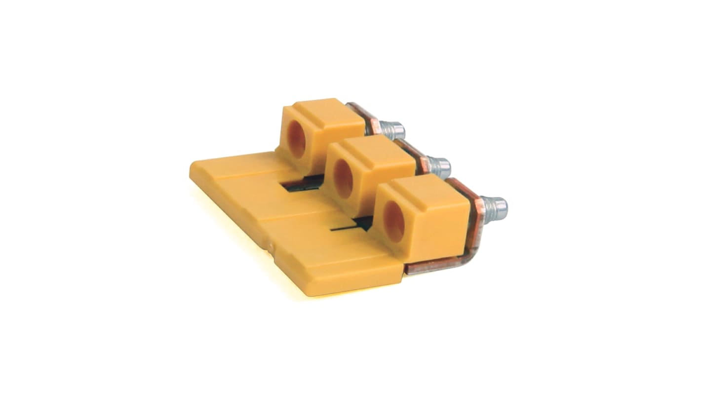 Ponticello centrale a vite Allen Bradley 1492-CJJ10-10, 10 poli, colore grigio, dimensione 10mm, isolato e compatibile con 1492-J10.